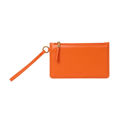 Clutch Soft Laranja Alça De Mão
