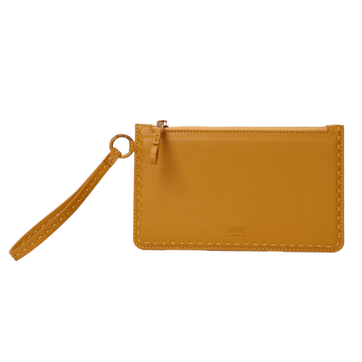 Clutch Soft Amarelo Mostarda Alça De Mão
