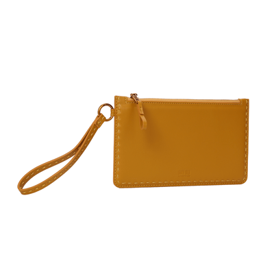 Clutch Soft Amarelo Mostarda Alça De Mão