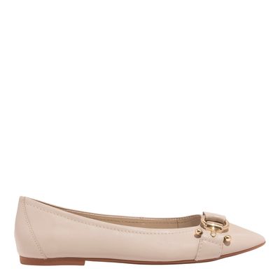 Sapatilha Couro Nobre Soft Off White