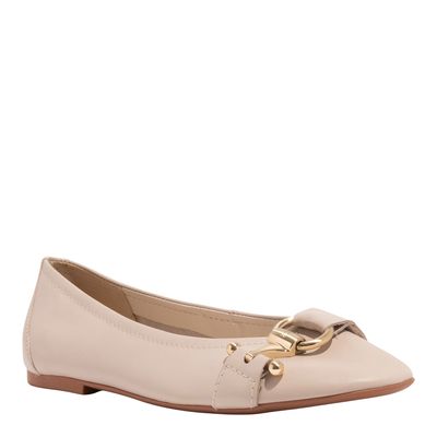 Sapatilha Couro Nobre Soft Off White