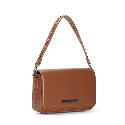 Bolsa Soft Marrom Alça De Ombro