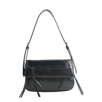 Bolsa Soft Preta Alça De Ombro
