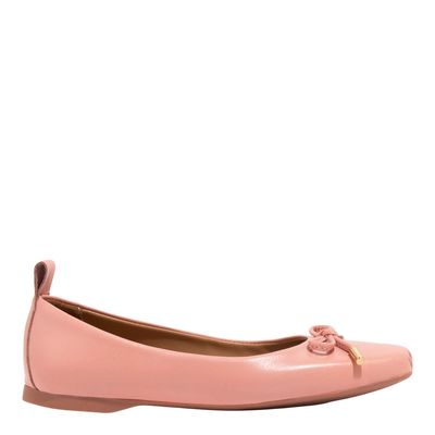 Sapatilha Couro Confort Rosa