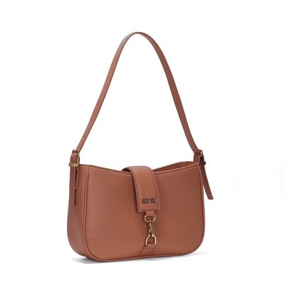 Bolsa Soft Marrom Alça De Ombro