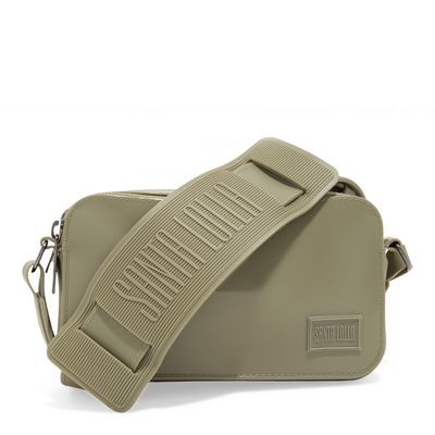 Bolsa Bag Borracha Verde Pistache Transversal