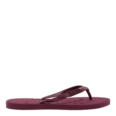 Chinelo Flip Flop Borracha Vermelho Merlot