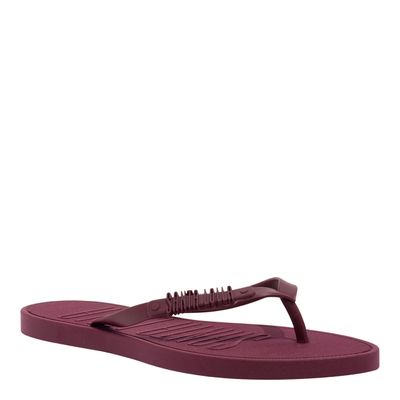 Chinelo Flip Flop Borracha Vermelho Merlot