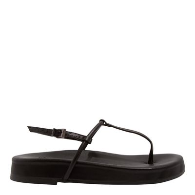 Sandália Papete Napa Soft Preto