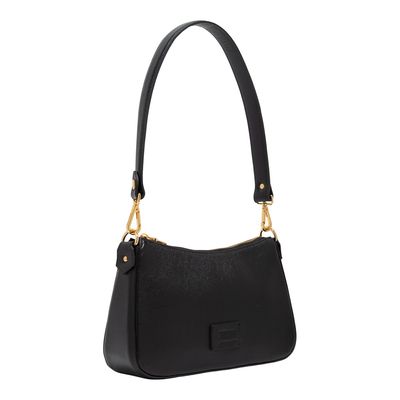 Bolsa Baguete Média Couro Floater Preto