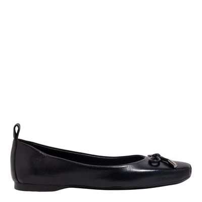 Sapatilha Couro Confort Preto