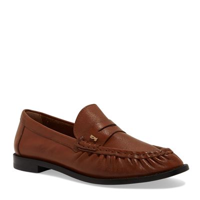 Mocassim Couro Confort Marrom Safari