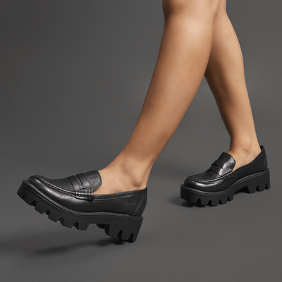 Mocassim Tratorado Couro Nobre Soft Preto