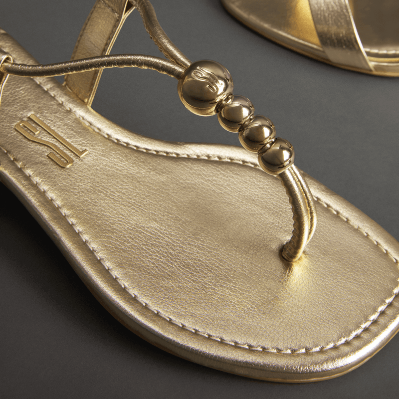 Rasteira-Metallic-Soft-Ouro-Light