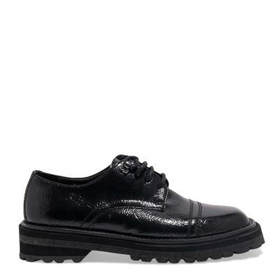 Mocassim Tratorado Verniz Glossy Preto