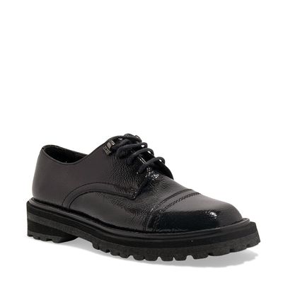 Mocassim Tratorado Verniz Glossy Preto