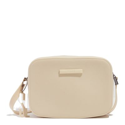 Bolsa Borracha Alça Transversal Off White