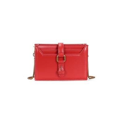 Bolsa Carteira Soft Vermelha Alça De Ombro