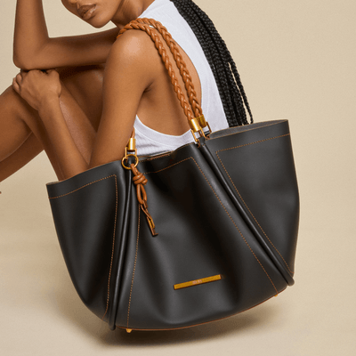 Kit Bolsa shopper e necessaire soft preto