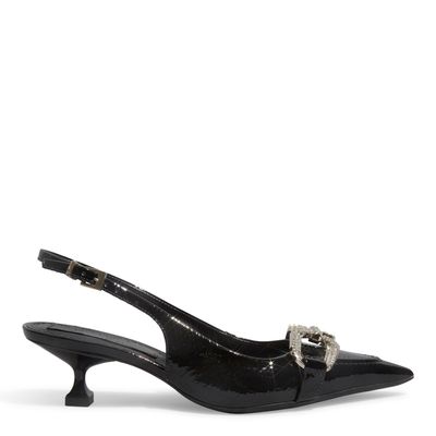Scarpin verniz glossy preto