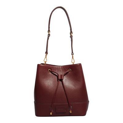 Bolsa Couro Floater Vermelha Ruby Alça De Ombro