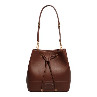 Bolsa Couro Floater Marrom Cocoa Alça De Ombro