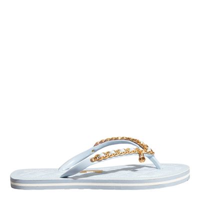 Chinelo Flip Flop Verniz Azul Acqua