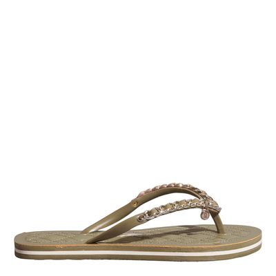 Chinelo Flip Flop Verniz Verde Matte