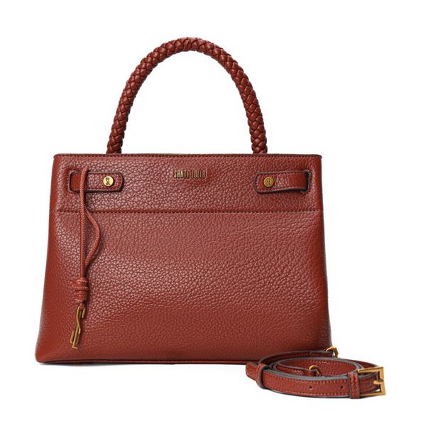 Bolsa Tote Floater Marrom Alça Dupla