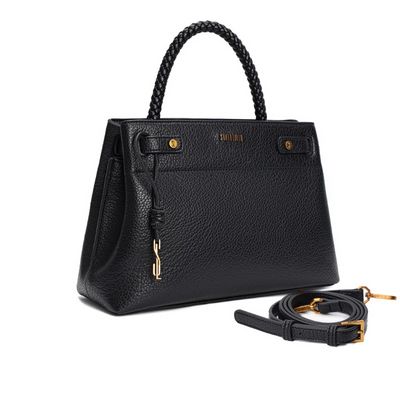Bolsa Tote Floater Preta Alça Dupla