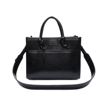 Bolsa Rústica Preta Alça Dupla