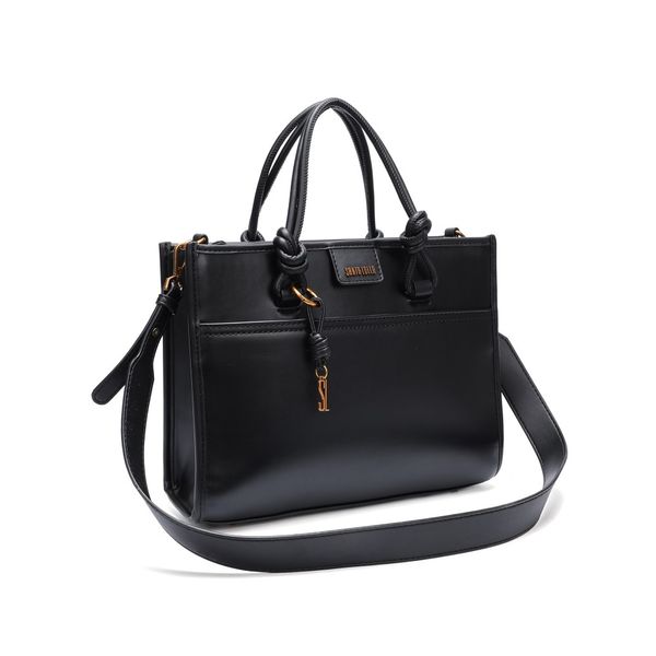 Bolsa Soft Preta Alça Dupla