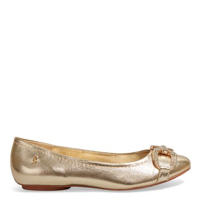 Sapatilha metallic ultra ouro light