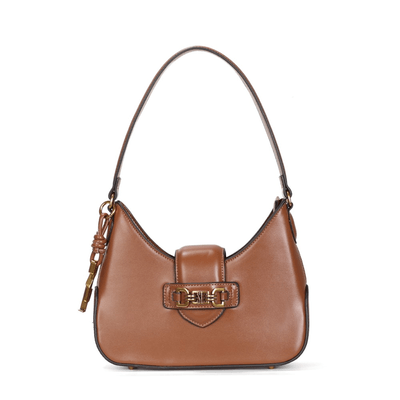 Bolsa Baguete Soft Marrom Alça De Ombro
