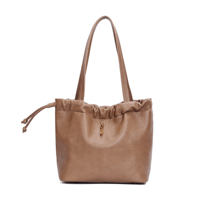 Bolsa Floater Bege Escuro Alça De Ombro
