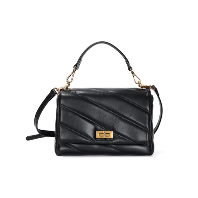 Bolsa Soft Preta Alça Dupla