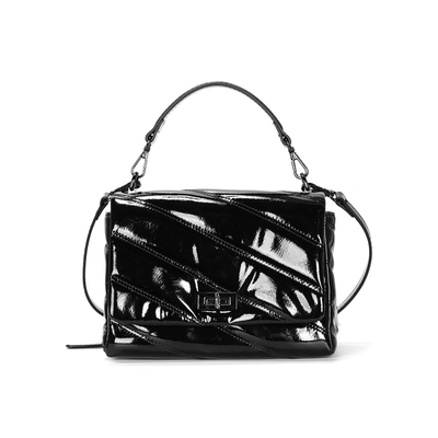 Bolsa m verniz preto 2