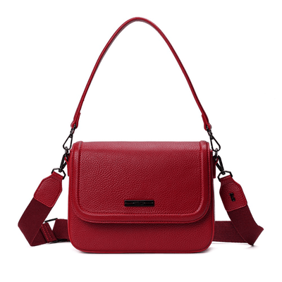 Bolsa Pequena Vermelho Ruby Soft Alça De Ombro