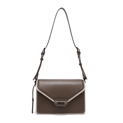 Bolsa Envelope Soft Cinza Grey Alça De Ombro