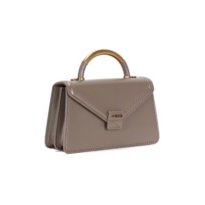 Bolsa Envelope Cinza Soft Duas Alças