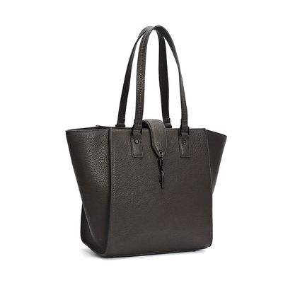 Bolsa Shopper Floater Cinza Escuro Alça De Ombro
