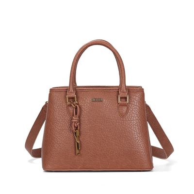 Bolsa Tote Floater Marrom Safari Alça Dupla