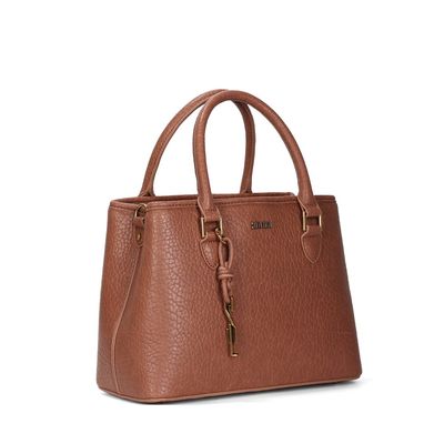 Bolsa Tote Floater Marrom Safari Alça Dupla
