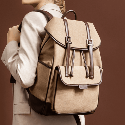Mochila Canvas Marrom