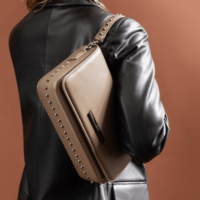 Bolsa Soft Cinza Alça De Ombro