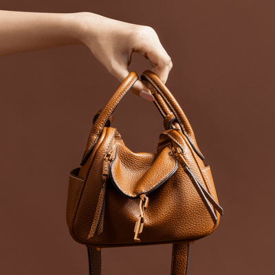 Bolsa Pequena Floater Marrom Duas Alças