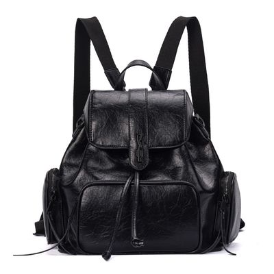 Mochila Material Rustico Preto Black