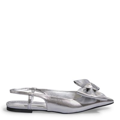 Sapatilha Slingback Ipanema Metalizada Prata