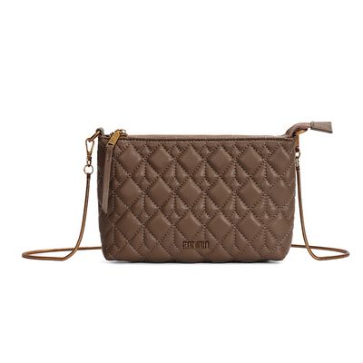 Bolsa Pequena Soft Marrom Alça Transversal