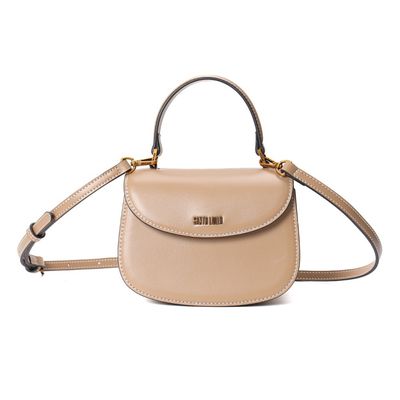 Bolsa Pequena Soft Bege Alça Dupla